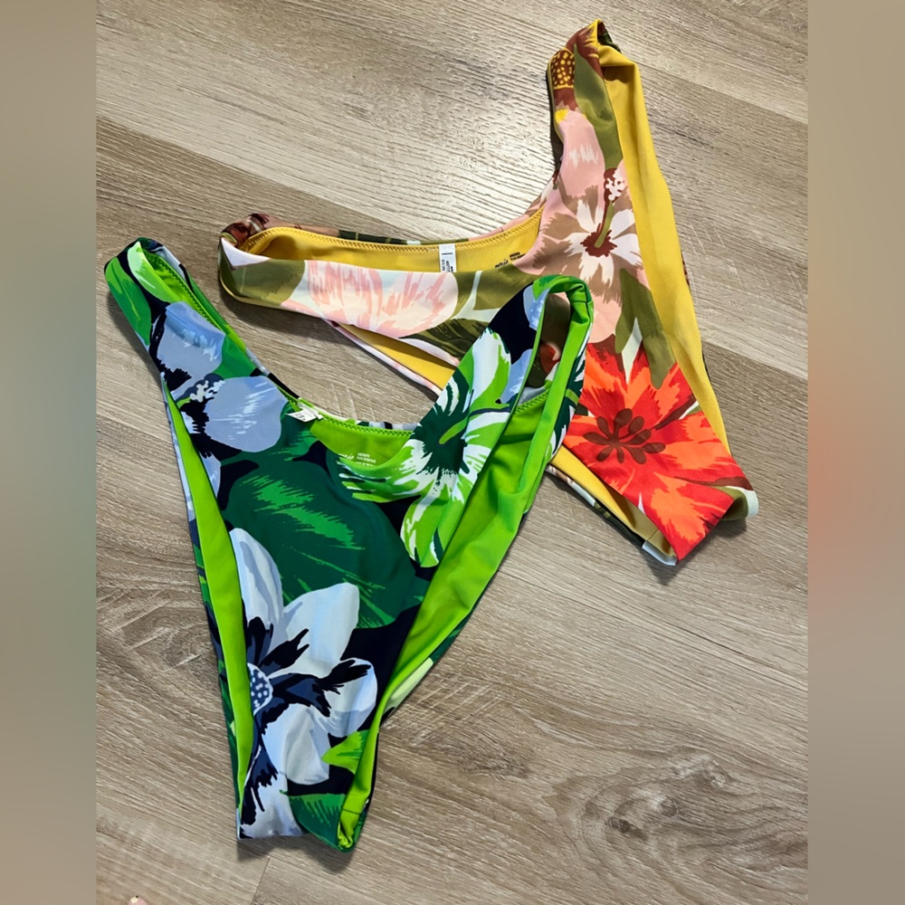 Aerie Floral Cheekier Bikini Bottoms